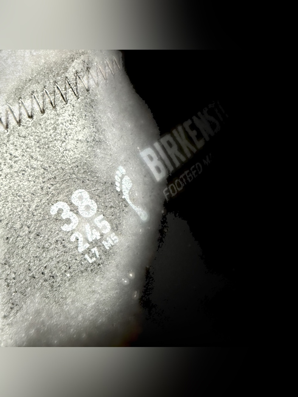 BIRKENSTOCK Black Suede Slip-On Mule with Cork-Style Midsole Size 7 Women - Picture 9 of 12